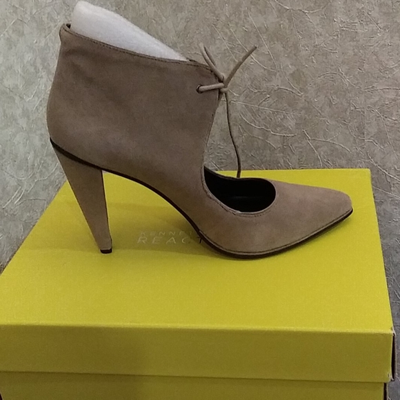 KENNETH COLE REACTION Suede Bootie Heels - Picture 2 of 5